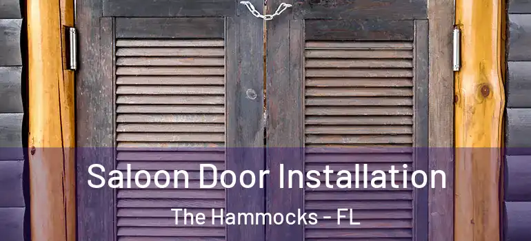  Saloon Door Installation The Hammocks - FL